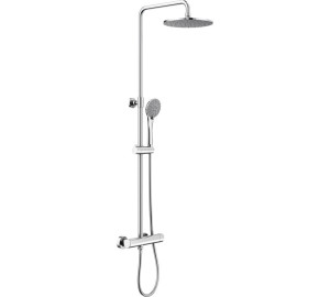Columna monomando extensible con Kit Cromado Kloe